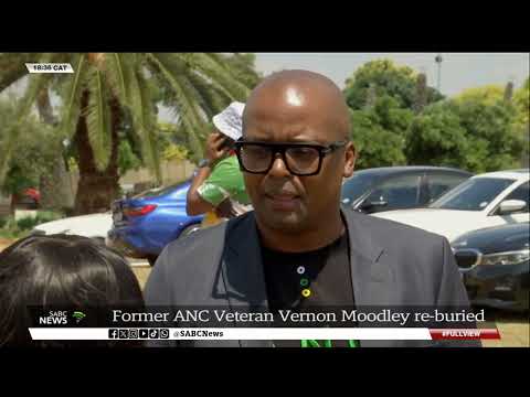 Former ANC Veteran Vernon Moodley re-buried