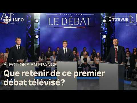 Premier débat télévisé des législatives françaises | 24•60