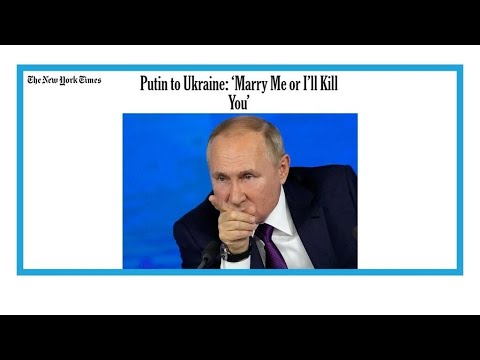 Vladimir Poutine à l'Ukraine: Epouse-moi ou je te tue • FRANCE 24