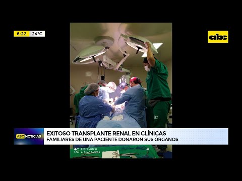 Exitoso trasplante renal en Clínicas