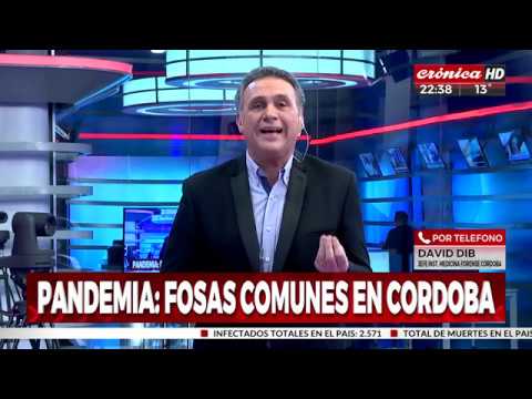 Pandemia: fosas comunes en Córdoba