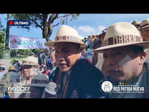 Ponchos Blancos de Curahuara de Carangas respaldan al Gobierno de Lucho Arce