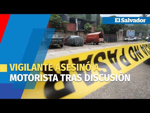 Vigilante asesina a un motorista tras una discusión