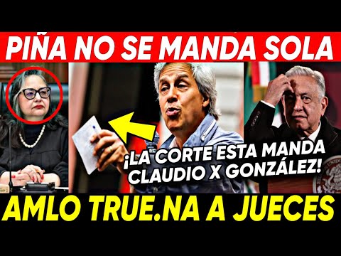 SE ACABO ¡AMLO TRUE.NA A LOS JUECE$! EN LA CORTE MANDA CLAUDIO X GONZÁLEZ