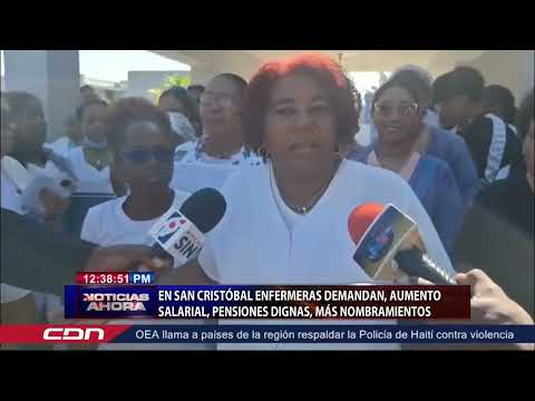En San Cristóbal enfermeras demandan aumento salarial, pensiones dignas y más nombramientos