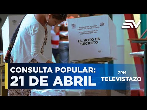 Ecuador va a consulta popular y referéndum el 21 de Abril, según CNE | Televistazo | Ecuavisa