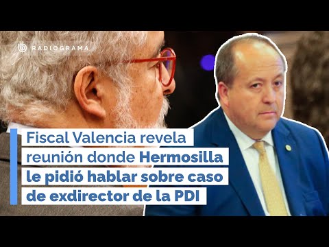 Fiscal Valencia revela reunión donde Hermosilla le pidió hablar sobre caso de exdirector de la PDI