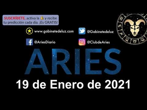 Horóscopo Diario - Aries - 19 de Enero de 2021.