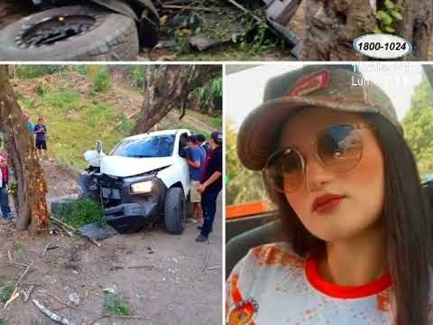 Accidente vehicular dejó a una mujer fallecida