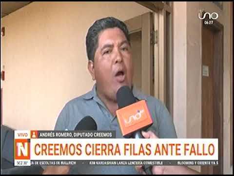 26012024 ANDRES ROMERO CREEMOS CIERRA FILAS ANTE FALLO UNO