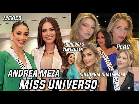 Miss Universo 2022 - Andrea Meza llega a Nueva Orleans y convive con candidatas a Miss Universo