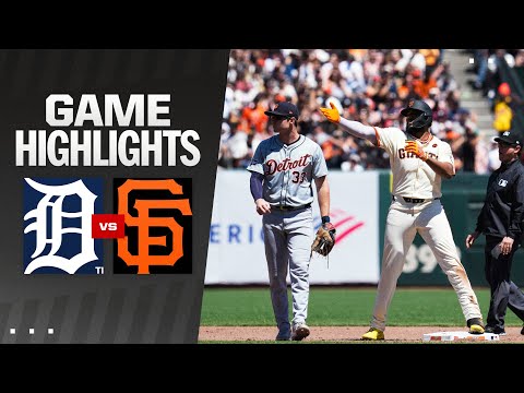 Tigers vs. Giants Game Highlights (8/10/24) | MLB Highlights