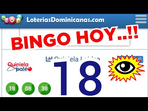 RESULTADOS de HOY..! ((( 18 ))) BINGO hoy..! Loteria LEIDSA / LOS NÚMEROS QUE MÁS SALEN HOY.