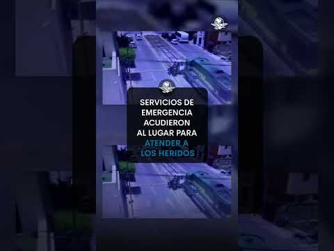 Unidad de transporte intenta ganarle el paso al tren