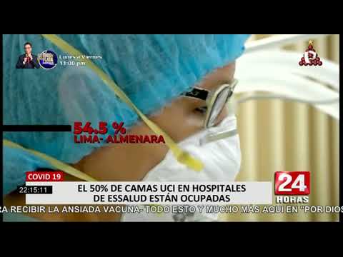 Covid-19 en Perú: Carhuapoma anunció que el 50 % de las camas UCI de EsSalud están ocupadas