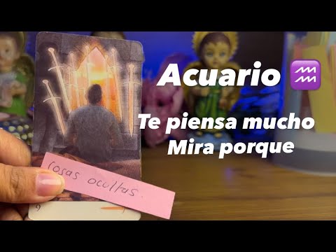 ACUARIO | TE PIENSA MUCHO. TIENE MUCHAS PREGUNTAS - DESCUBRES UNA VERDAD Y DEBES ESTAR PREPARADO/A