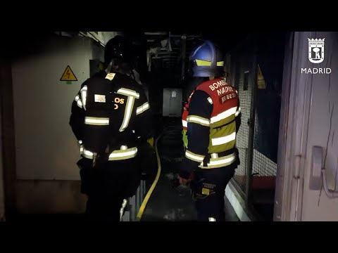 Incendio sin heridos en una nave de fabricación de cospeles en San Blas