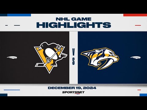 NHL Highlights | Penguins vs. Predators - December 19, 2024