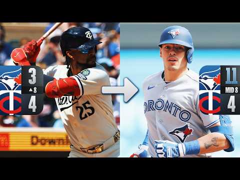 FULL 8th INNING: 토론토 블루제이스 score 8 runs capped by a Brandon Valenzuela homer! | MLB 하이라이트