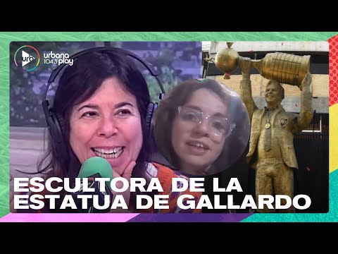 Escultora de la estatua de Gallardo, Mercedes Savall: Es un gesto hacia los hinchas #DeAcáEnMás