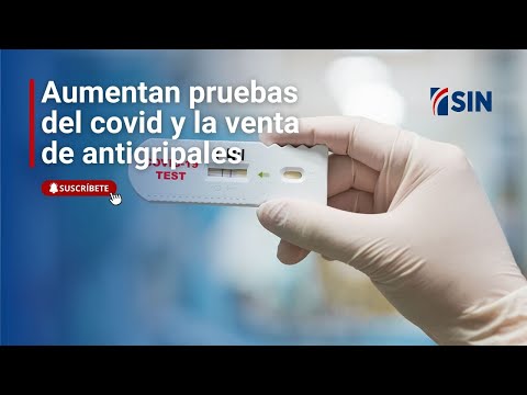 Aumentan las pruebas del covid y la venta de antigripales.