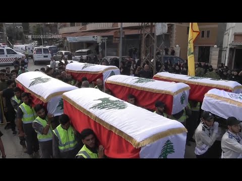 Funeral held for civilians killed in Israeli strike in Beirut suburb