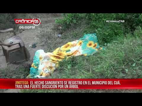 Asesinan a machetazos a hombre en El Cuá por un palo seco de guaba – Nicaragua