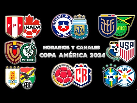 HORARIOS, CANALES Y FECHAS DONDE VER FASE DE GRUPOS FECHA 2 | COPA AMÉRICA 2024