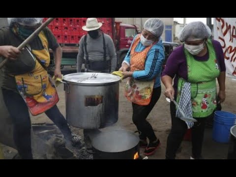 Madres de olla común en Villa María del Triunfo piden ayuda ante corte de agua programado