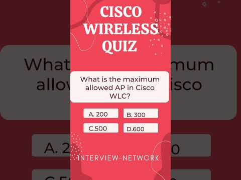 Maximum AP in Cisco WLC #shorts #wireless