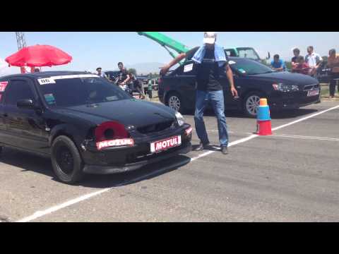 Honda drag racing video clips #3