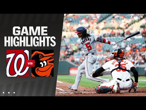 Nationals vs. Orioles Game Highlights (8/13/24) | MLB Highlights