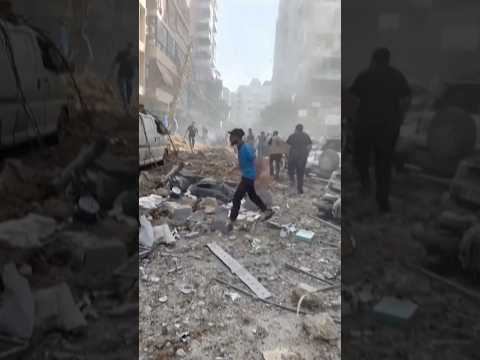 Israeli Strike on Lebanon Leaves Trail of Destruction in Beirut