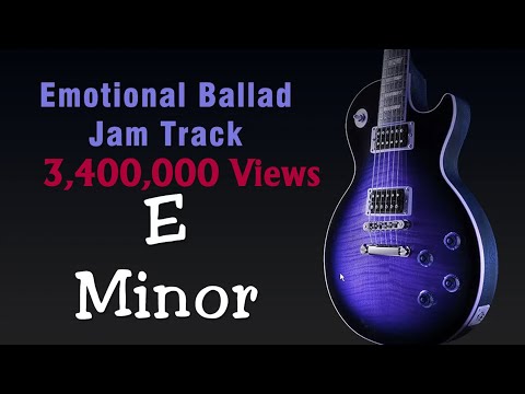 Emotional Rock Ballad | Backing Track Jam Track (E Minor)