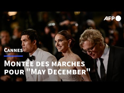 Cannes: Natalie Portman et Julianne Moore foulent le tapis rouge pour May December | AFP Images