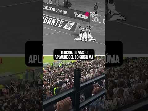 A torcida do Vasco APLAUDIU o Criciúma depois do 4º gol em São Januário! #SHORTS