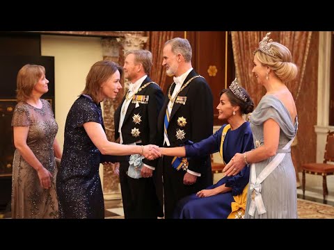 El rey Guillermo de Países Bajos agradece a Felipe y a la reina Letizia haber acogido su hija Amalia