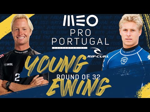 Surfing🌅🌊 Nat Young vs Ethan Ewing MEO Pro Portugal - Round of 32 Heat Replay