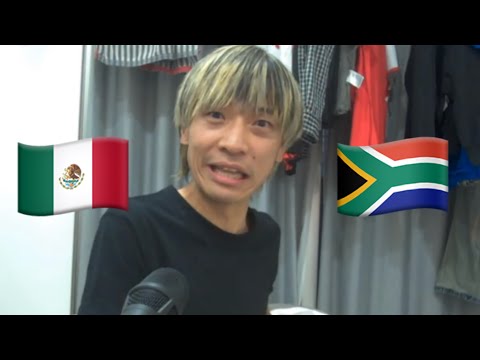 W杯開幕戦をみよ～う（メキシコVS南アフリカ）