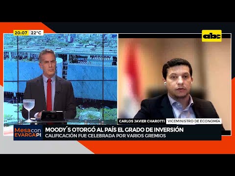 Moody’s otorgó a Paraguay el grado de inversión: viceministro de Economía explica está calificación