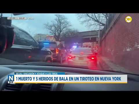 Nueva York: 1 muerto y otros 5 heridos tras un tiroteo en el Bronx ?N20:30? 12-02-24