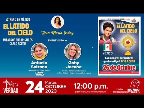 Estreno en México “El Latido del Cielo”, Milagros Eucarísticos Carlo Acutis.