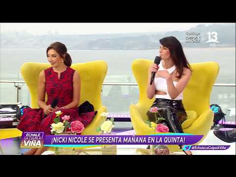 Nicki Nicole en Échale la Culpa a Viña, Canal 13.
