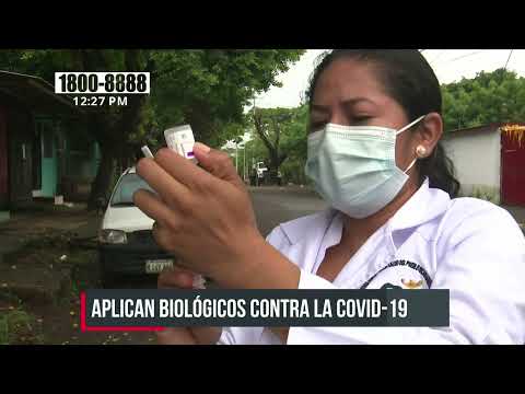 Completan y renuevan esquemas de vacunación anticovid en El Pilar, Managua - Nicaragua