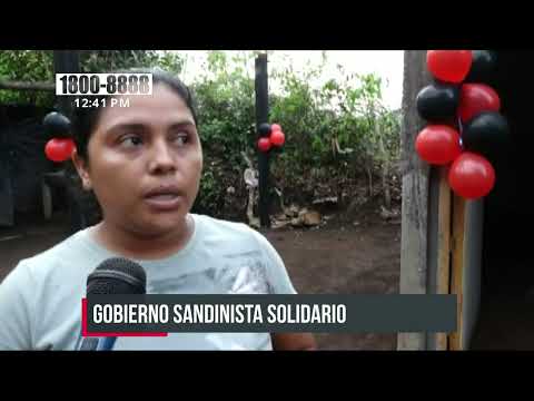 Familia de Nandaime recibe vivienda después de perderlo en un incendio - Nicaragua