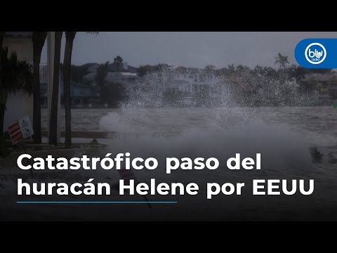 Catastrófico paso del huracán Helene por EEUU; ya deja tres muertos