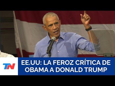 Obama, sobre Trump: “Es una locura”, lo único que le importa “es su ego, su dinero y su estatus”