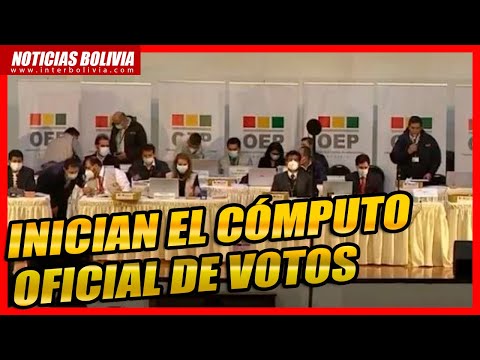? Comienza el cómputo oficial de votos | ELECCIONES GENERALES DE BOLIVIA 2020 ?