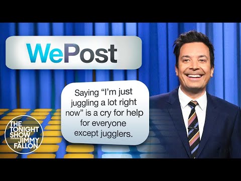 WePost: Zoom Employees, Nudists | The Tonight Show Starring Jimmy Fallon