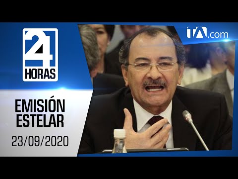 Noticias Ecuador: Noticiero 24 Horas, 23/09/2020 (Emisión Estelar)